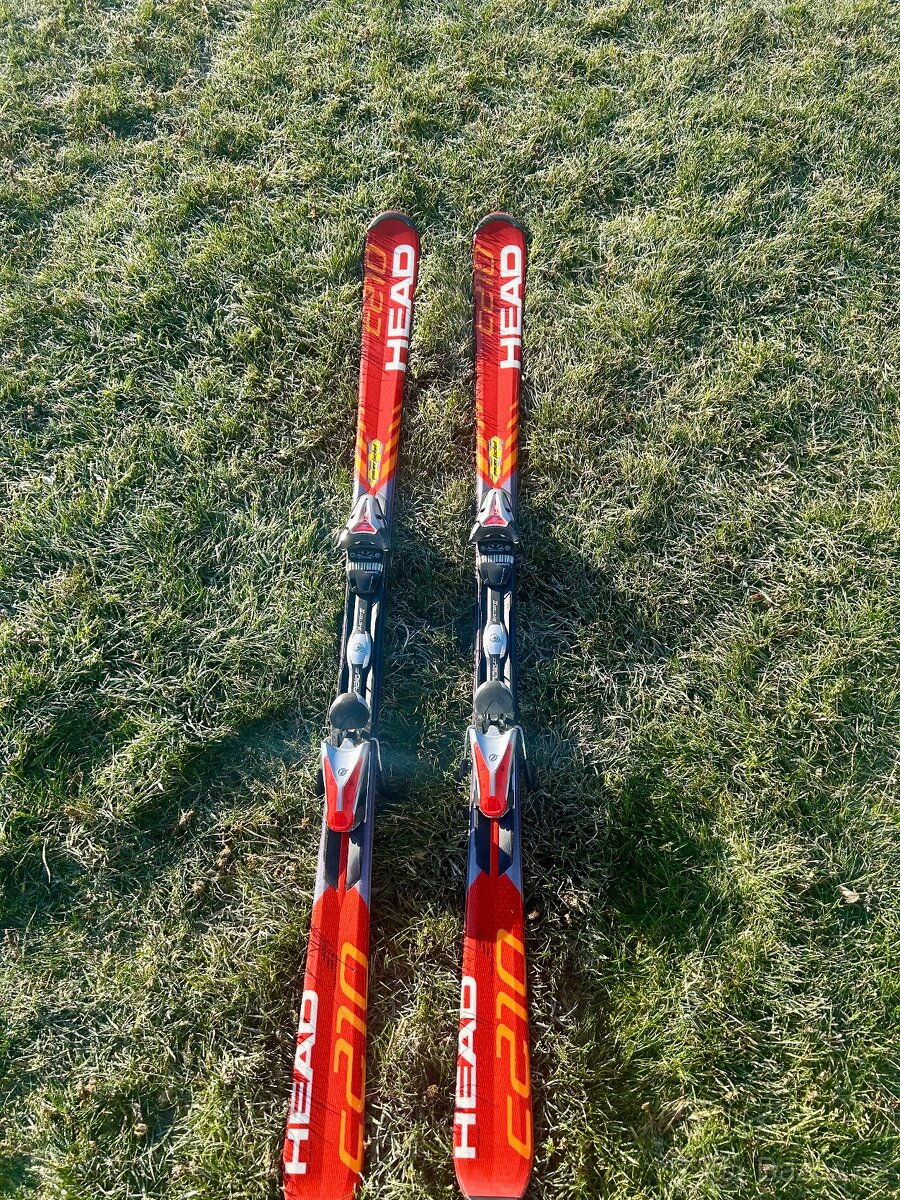 Lyže HEAD C210 s ladícími hůlkami zdarma TOP STAV - 2
