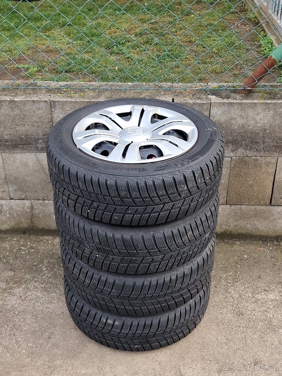 185/60/15 Zimní kola Škoda Rapid 5x100 Barum Polaris 5 - 2