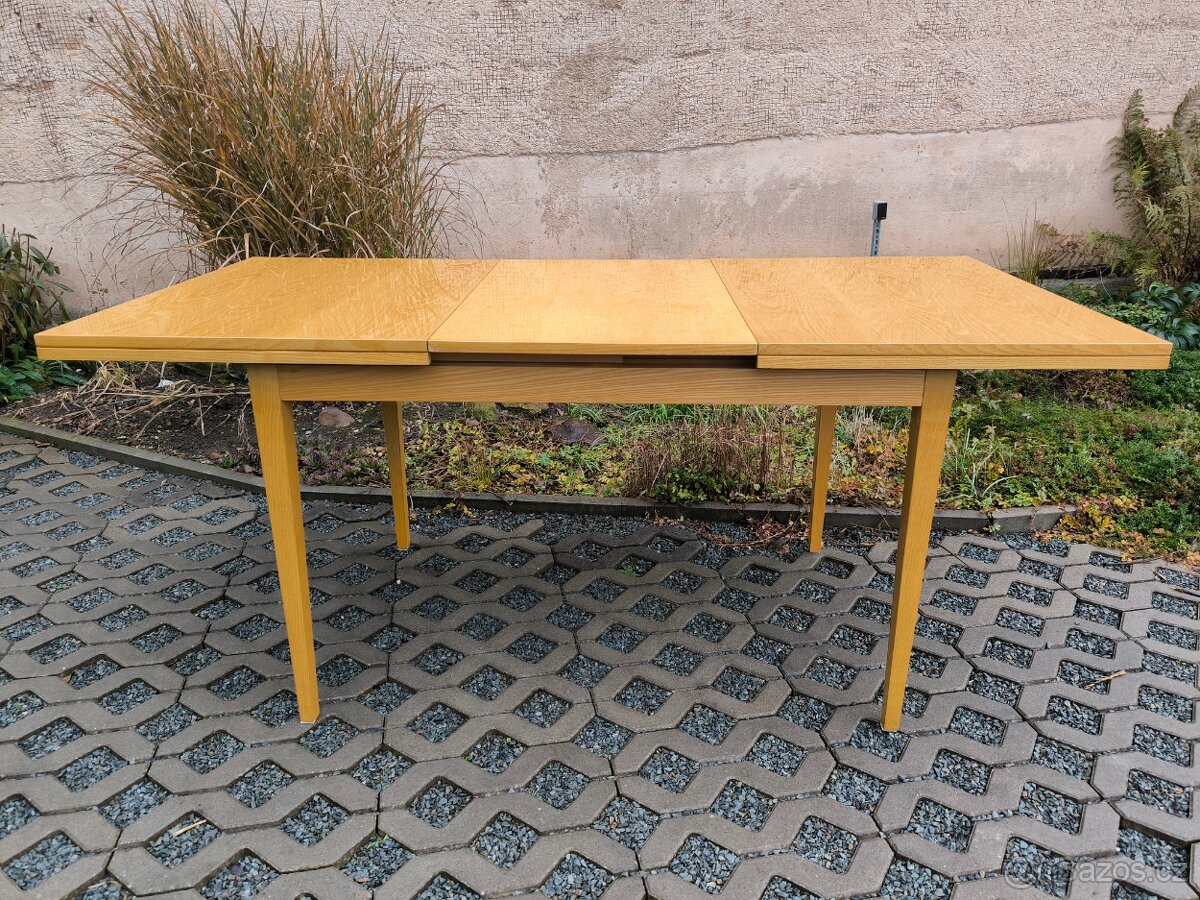 Retro jídelní rozkládací stůl Jitona - 70. léta - 2
