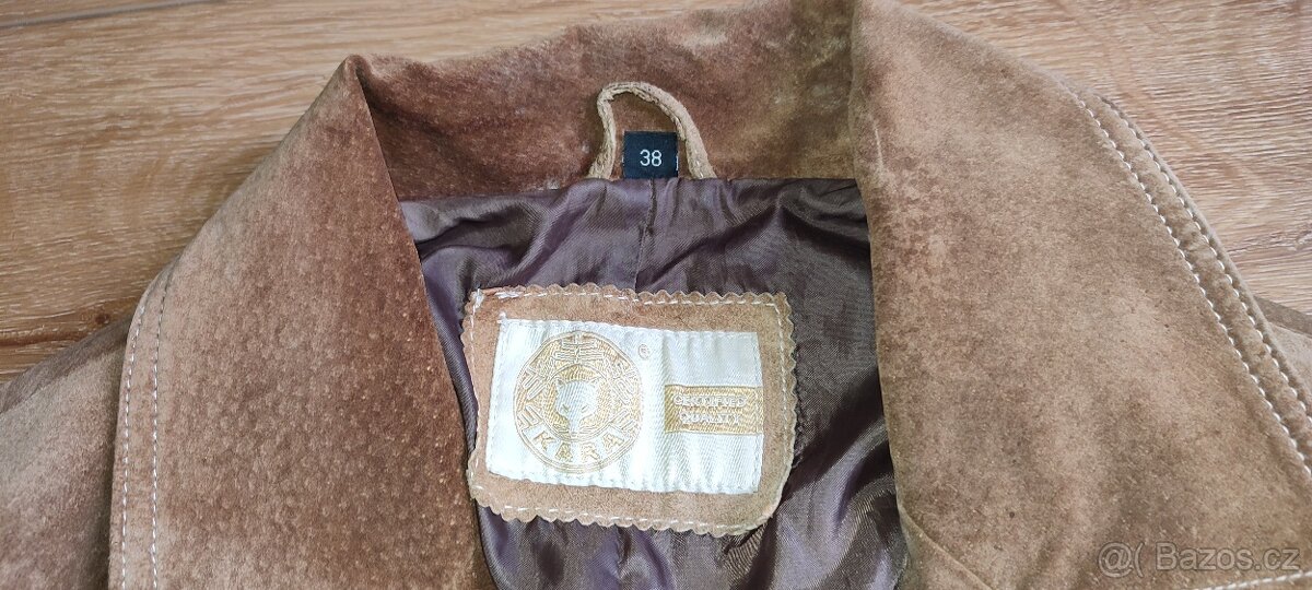 Dámský kožený kabátek KARA - 2