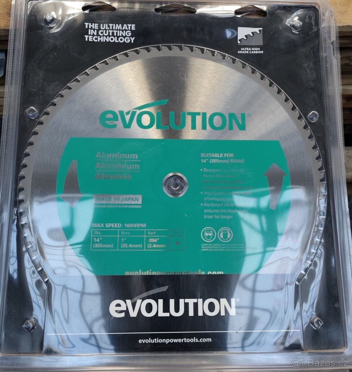 EVO S355CPS RAPTOR stolní kotoučová pila na kov + 3 kotouče - 2