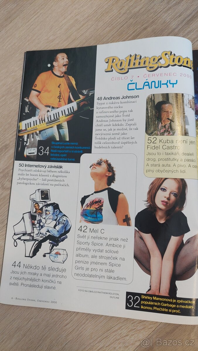 Časopis Rolling Stone číslo 7/2000 - 2