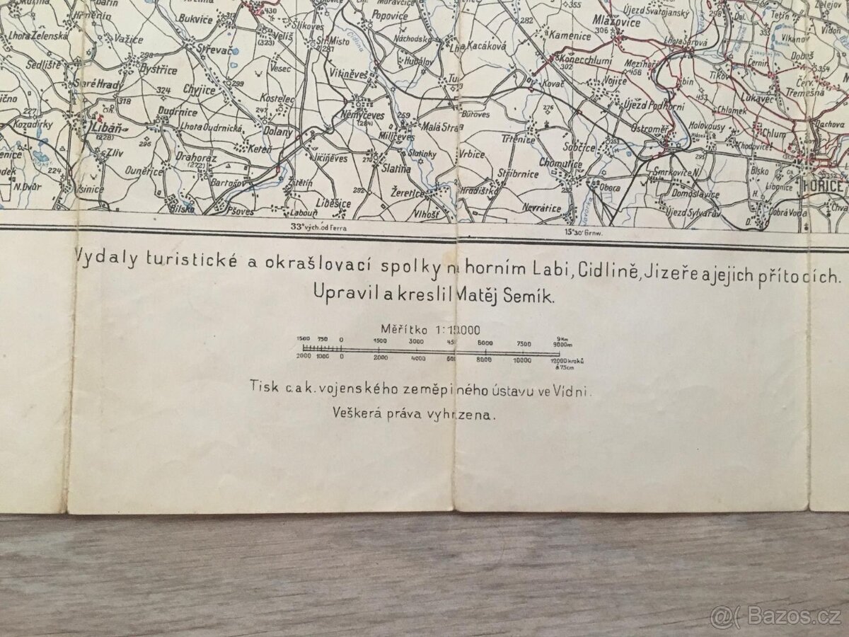 Mapa turistických s značkovacích cest Severozápadních Čech - 2