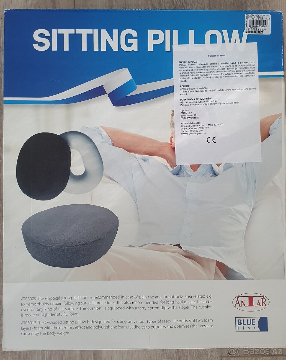 Sedací polštář ve tvaru oválu - 2