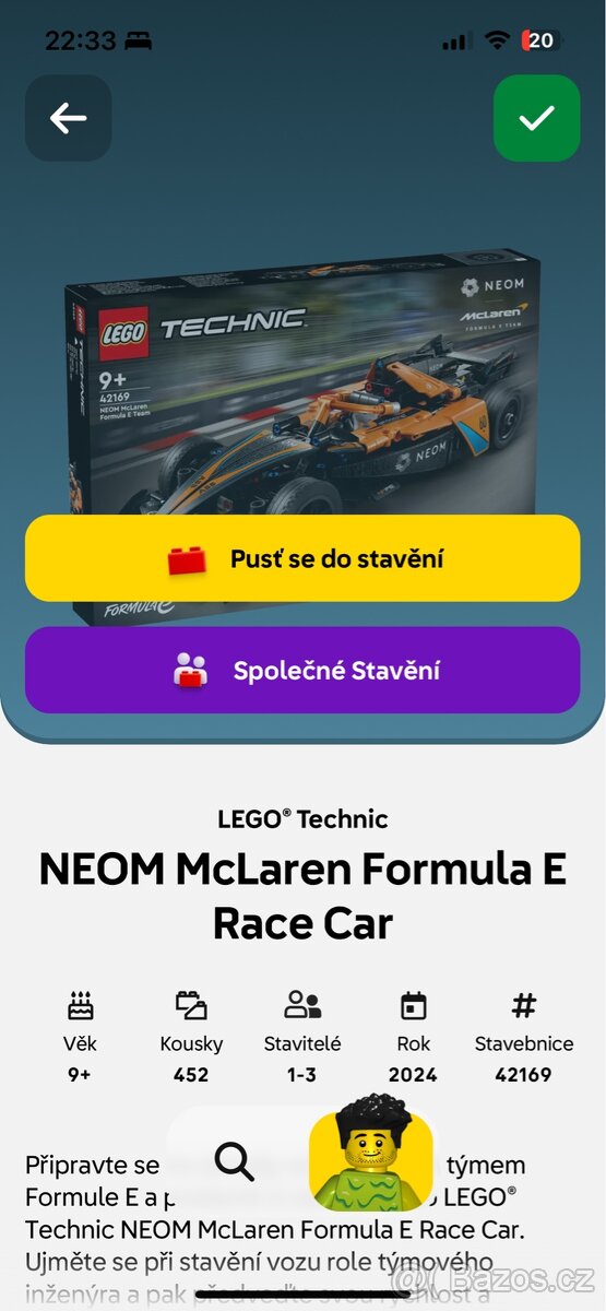 Lego technic McLaren, Monster Jam, auticko - 2