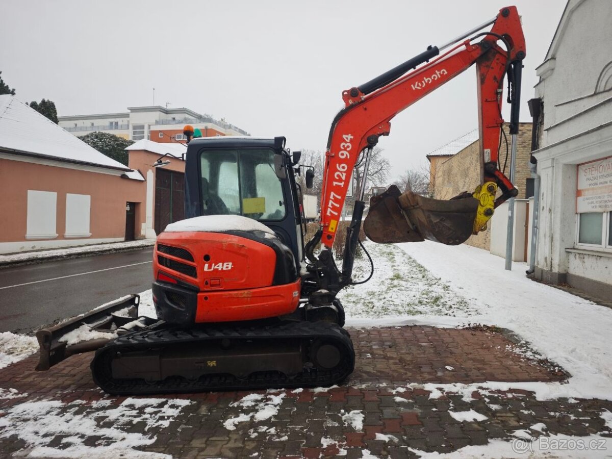 Pásový minibagr Kubota U48-4 - 2