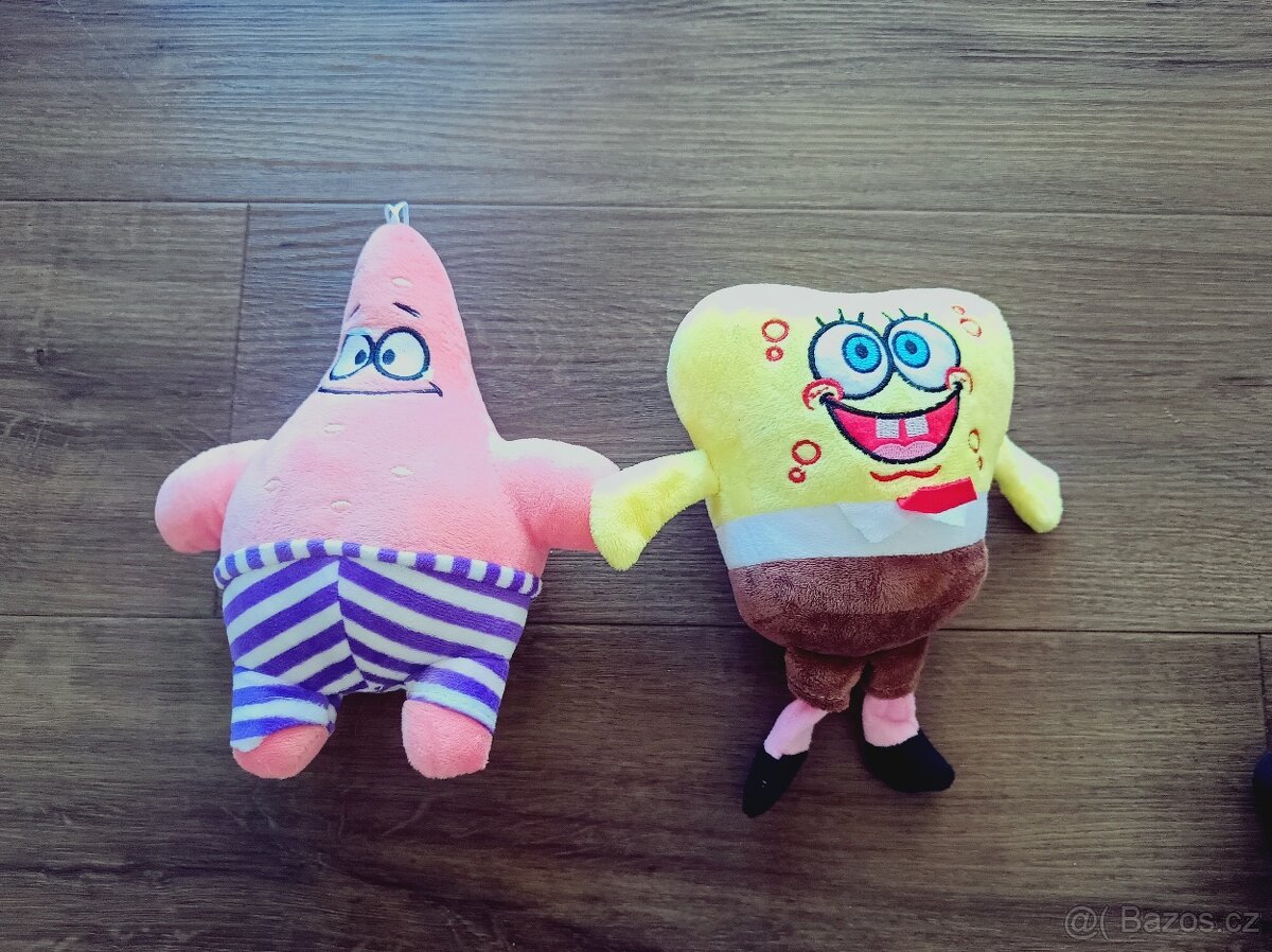 Licenční plyšáky SpongeBob a Patrik - 2