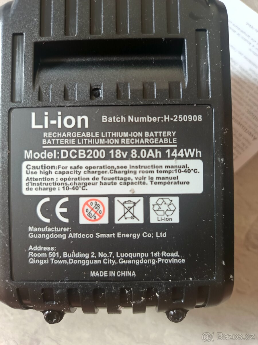 akumulátor 20v lithium - 2