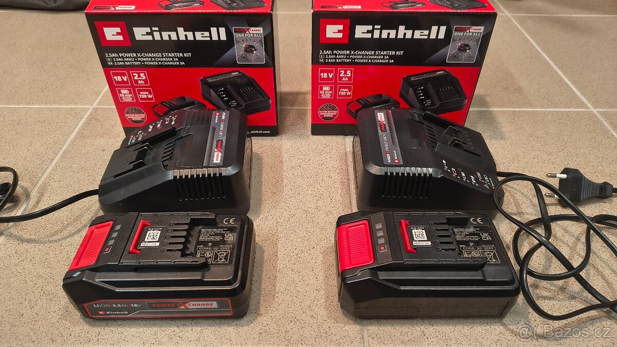 Einhell sady akumulátoru a nabíječky - 2