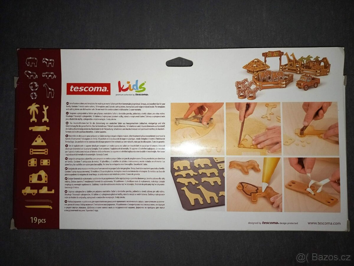NOVÁ vykrajovací sada SAFARI zn. TESCOMA, - 2