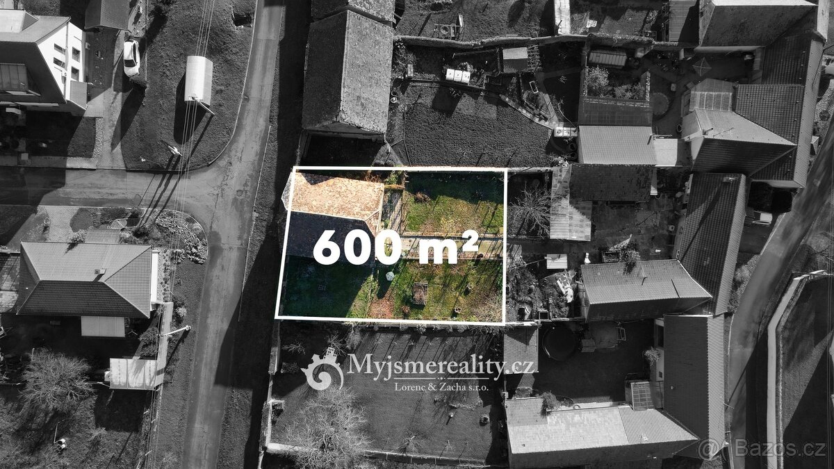 Prodej stavebního pozemku o rozloze 600 m², ev.č. JT25012 - 2