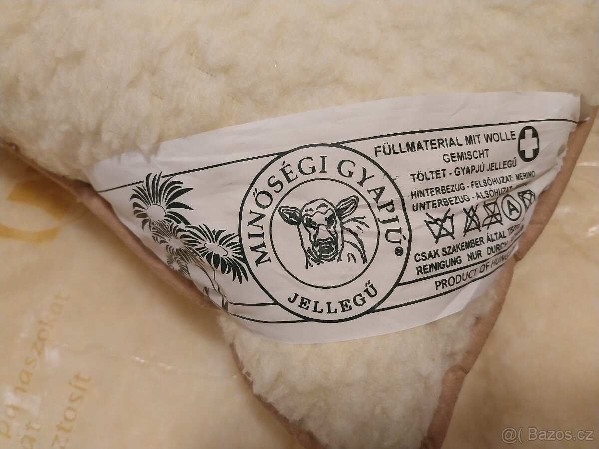 Merino deka, polštář a malý polštářek NOVÉ - 2