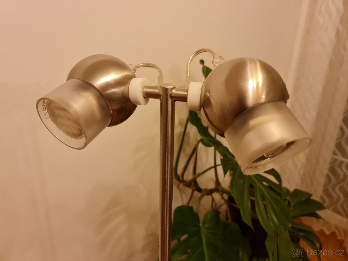 Nerezová stojanová lampa jako nova - 2