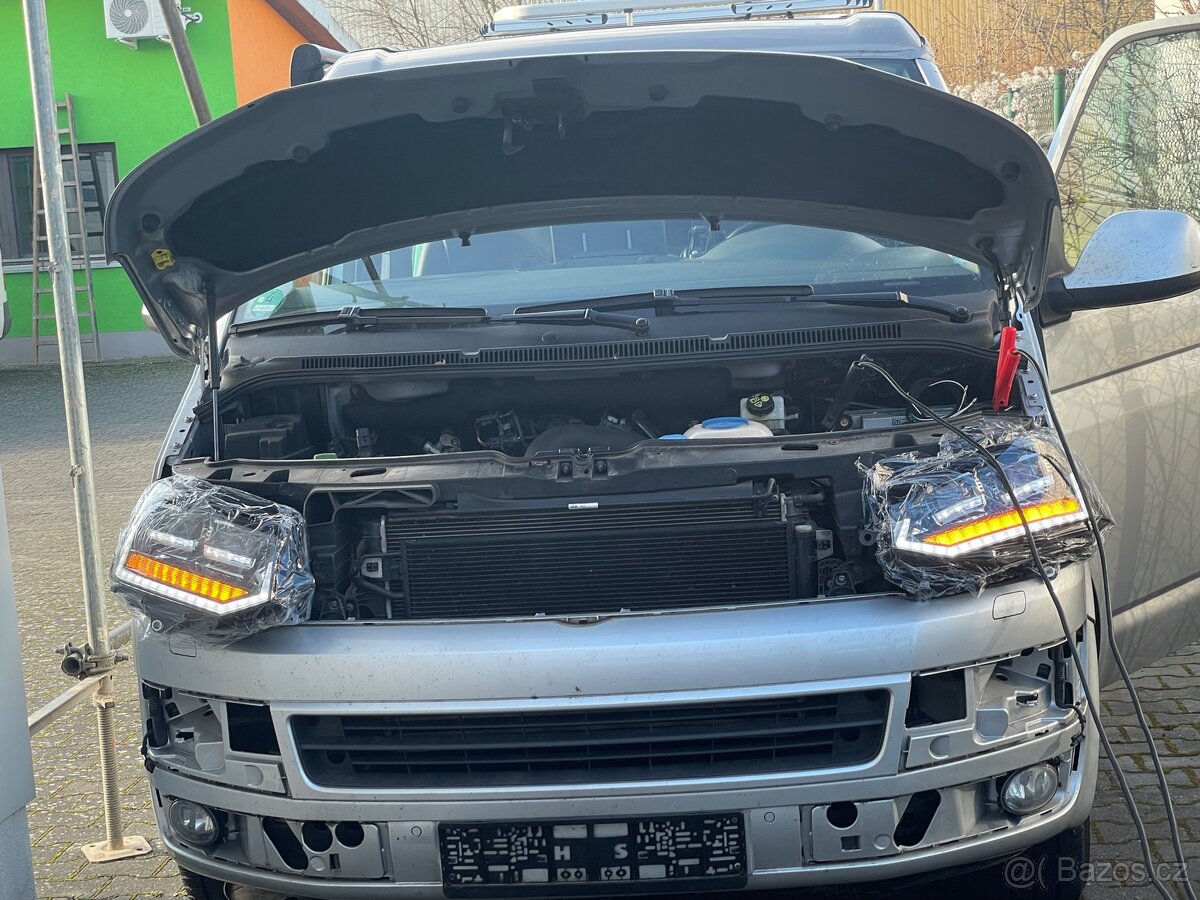 Full LED světlomety pro denní svícení VW T5 GP 09-15 E-mark - 2