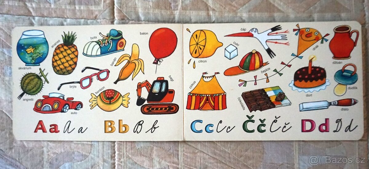 Dětské leporelo: Naučme se abecedu, krásný stav,4+ - 2
