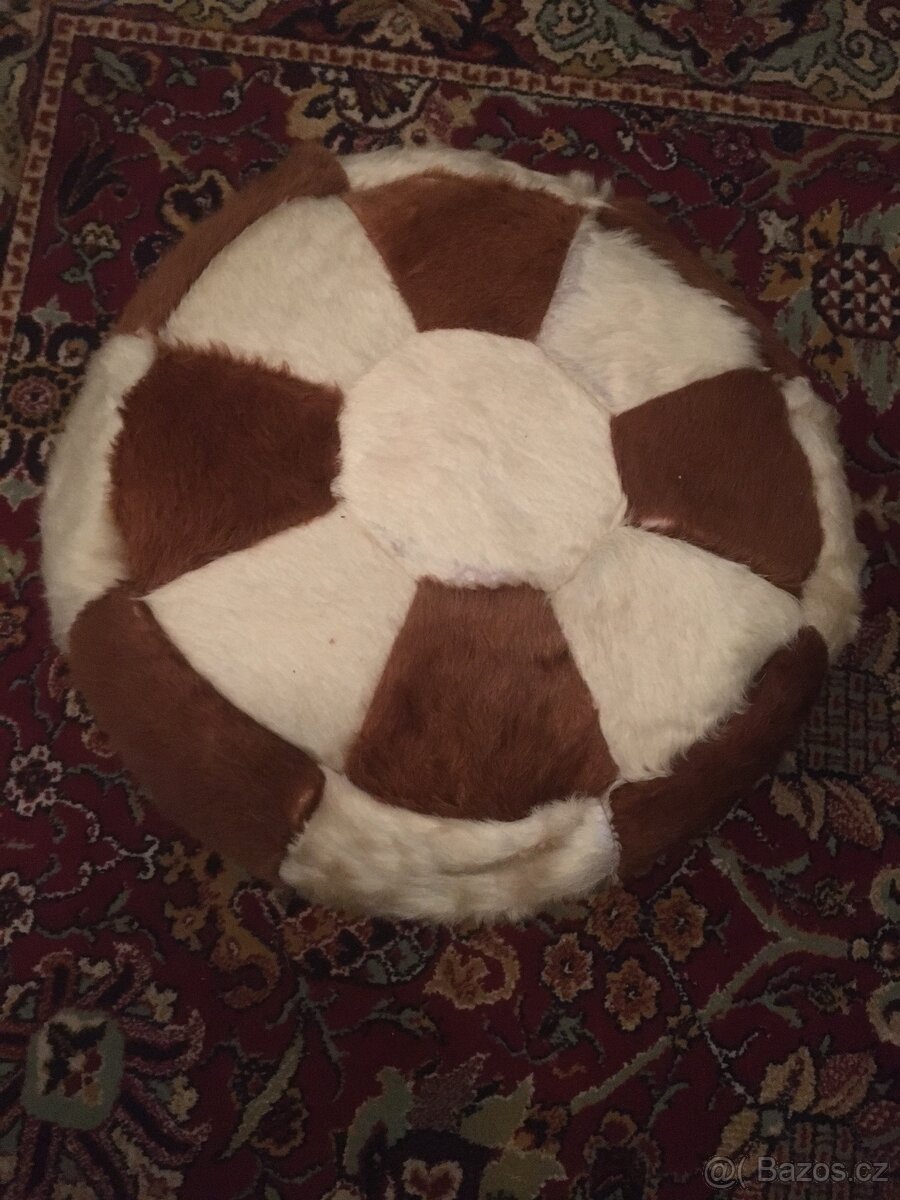 Taburet - pravá kožešina TOP cena - 2
