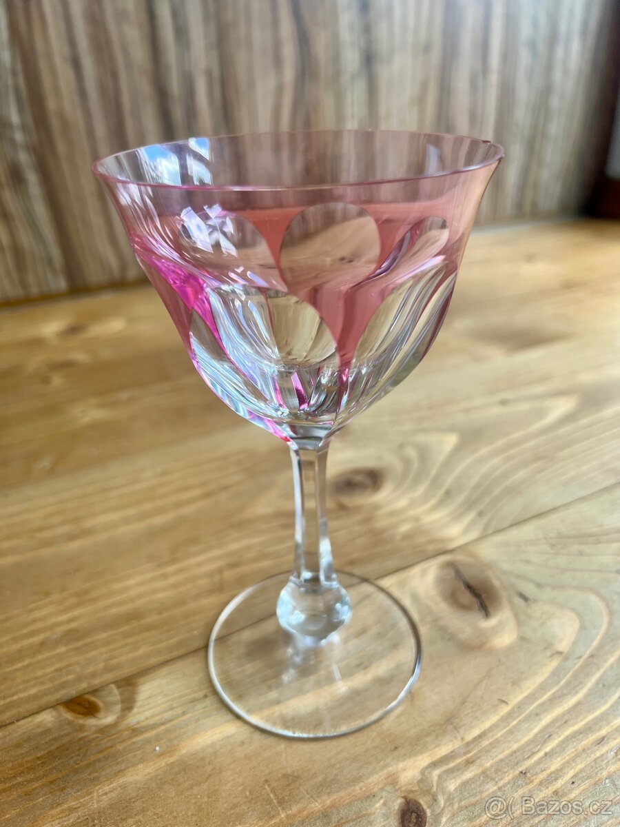 Prodám Moser sklenici na víno Lady Hamilton, Rosalin - 2