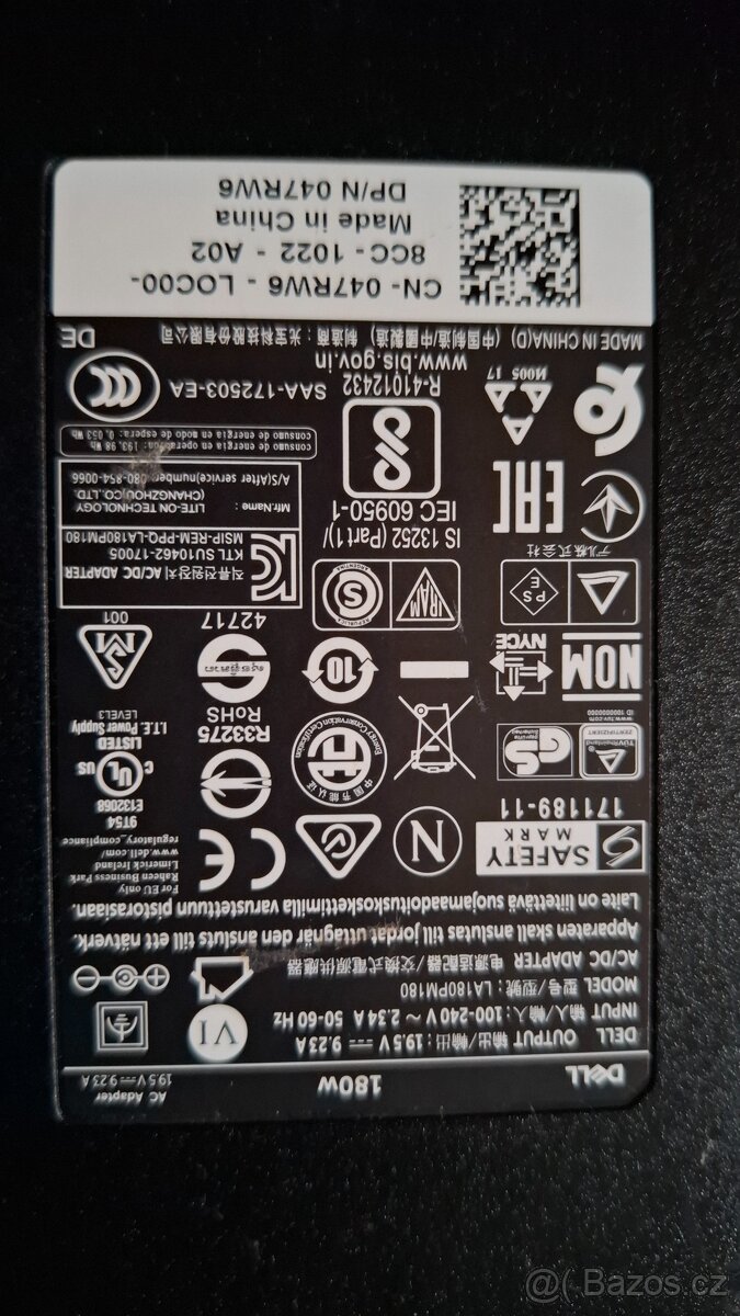 DELL dokovací stanice 180W - USB-C - 2