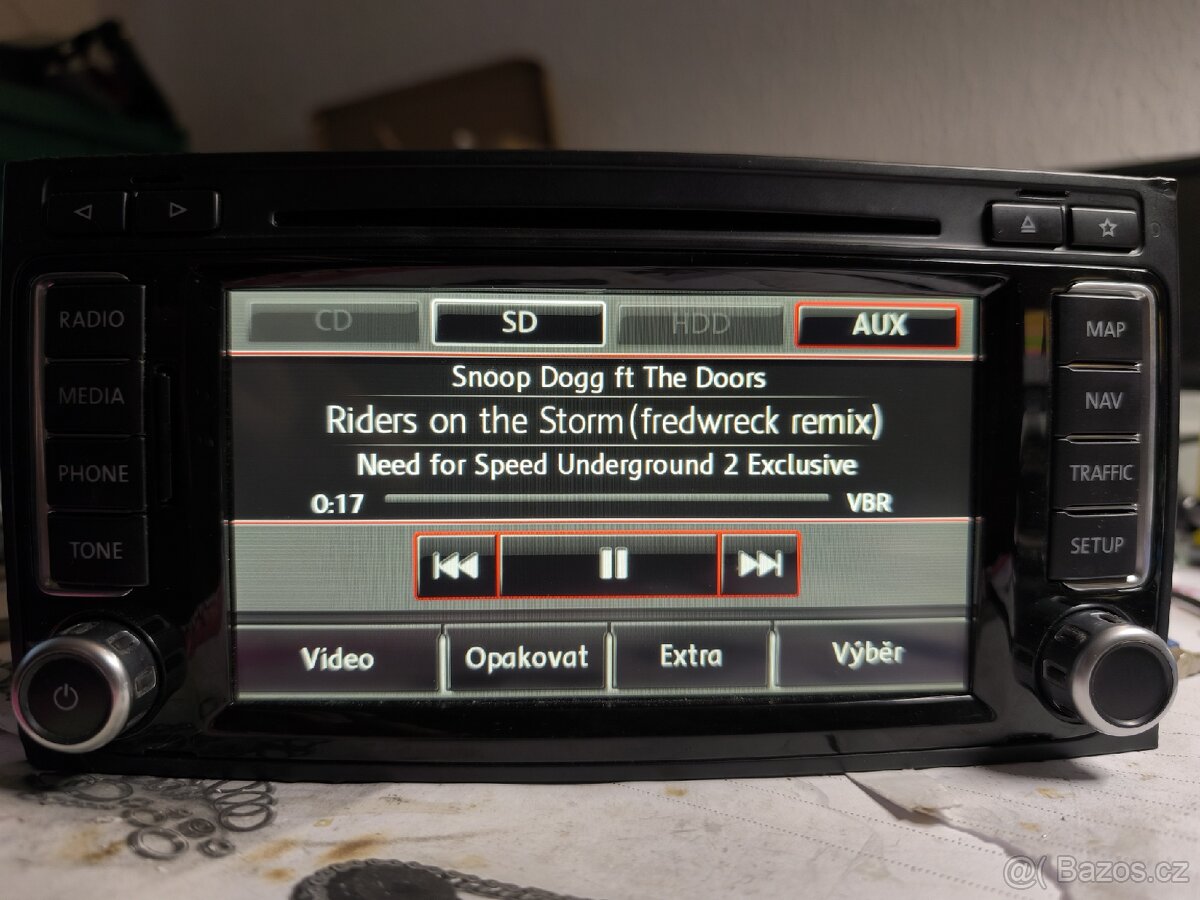 VW RNS510 7E0035680A LED Multivan aktualizované - 2