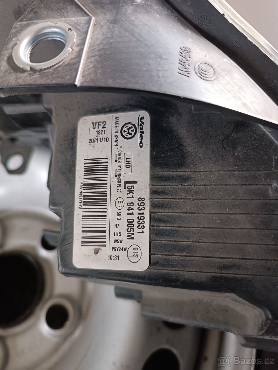 Vw golf 6 leve predni svetlo - 2