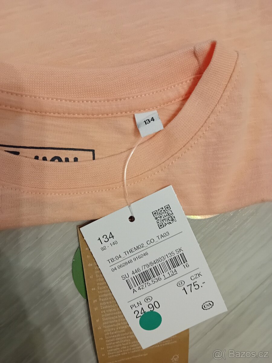 Nové tričko C&A vel. 134 - 2