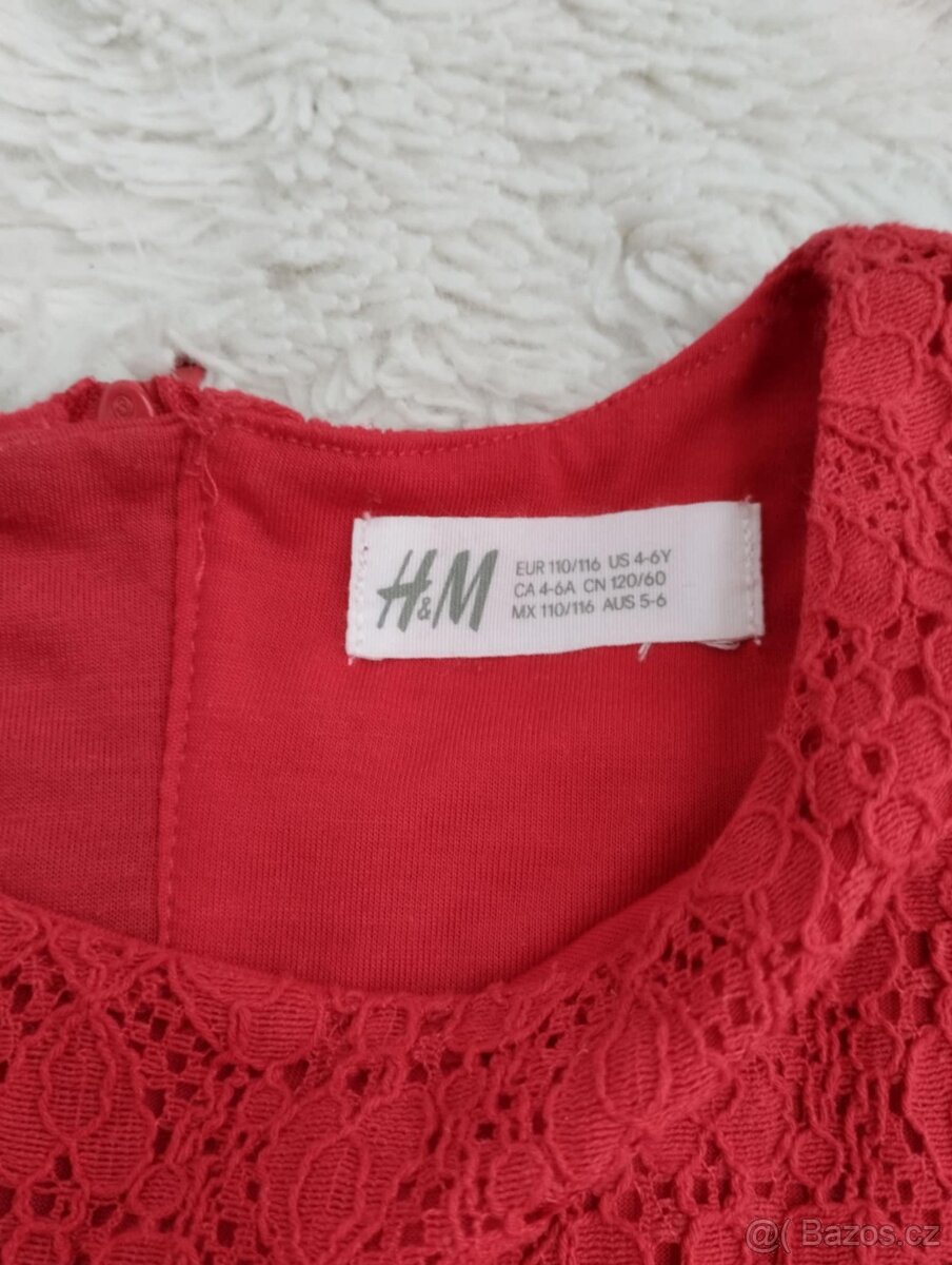 Vanocni saty H&M 110/116 - 2