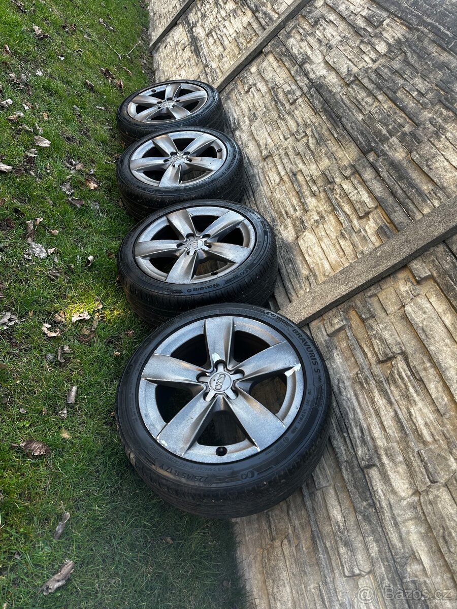Alu 5x112 R17 225/45 letní - 2