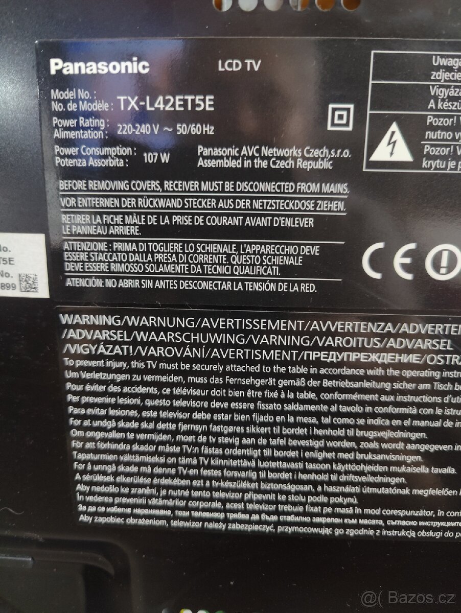 TV Panisonic+setoboxí - 2