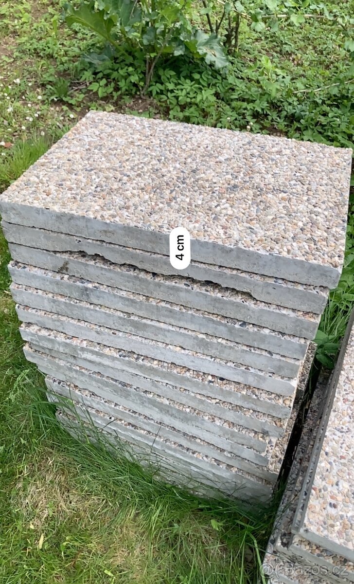 Betonové dlaždice vymyvané - 2