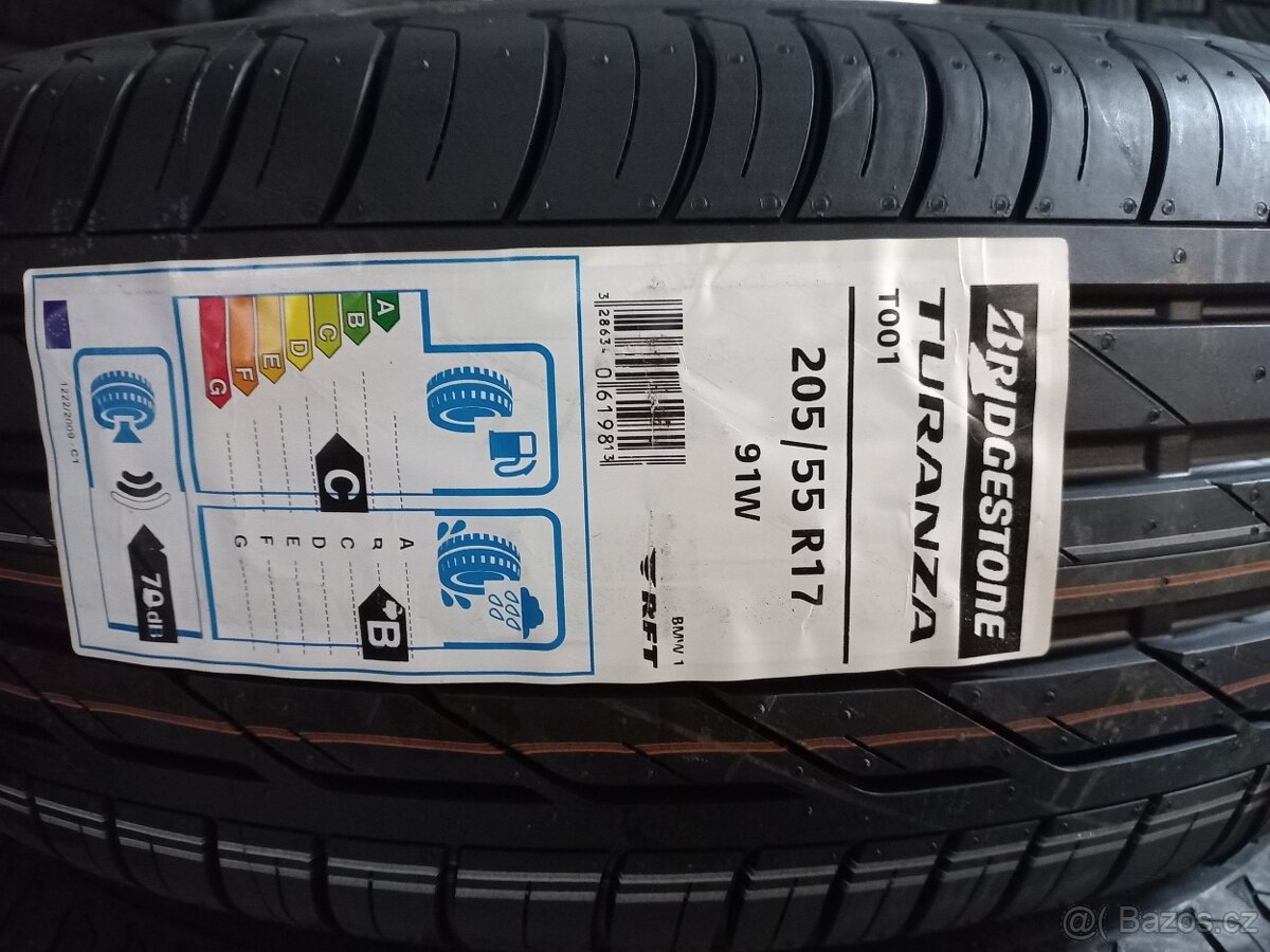 Bridgestone 205/55/17 91W RF - 2