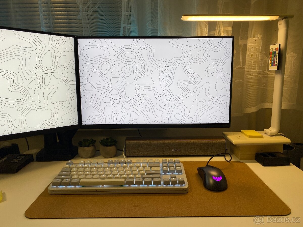 2X 144HZ MONITORY + ALZA ERGO RAMENO - 2