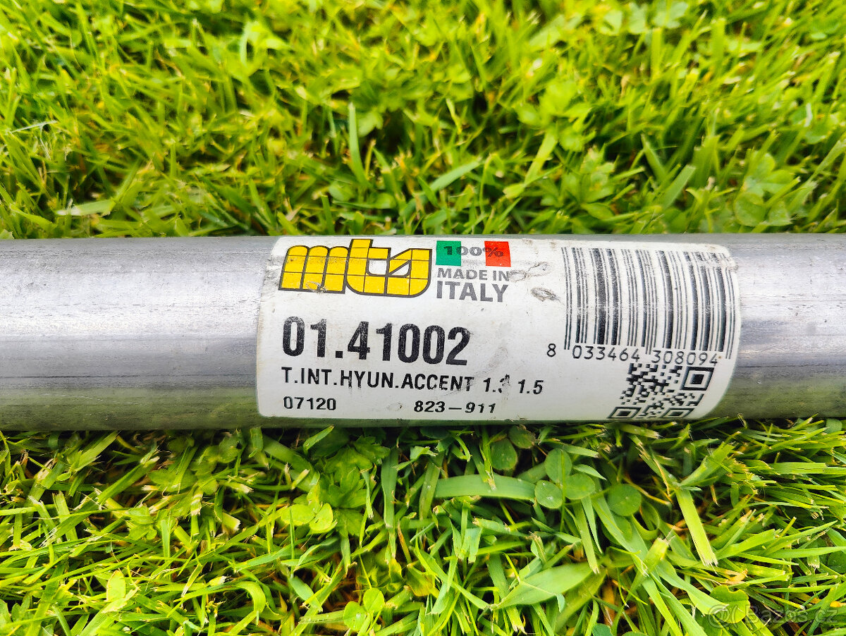 První díl výfuku+vlnovec Accent 1.3, 1.5 - 2