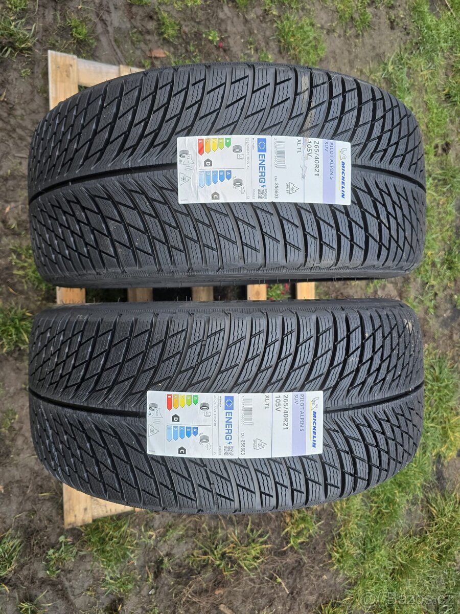 2ks Zimních pneu - 265/40R21 105V Pilot Alpin 5 SUV - 2
