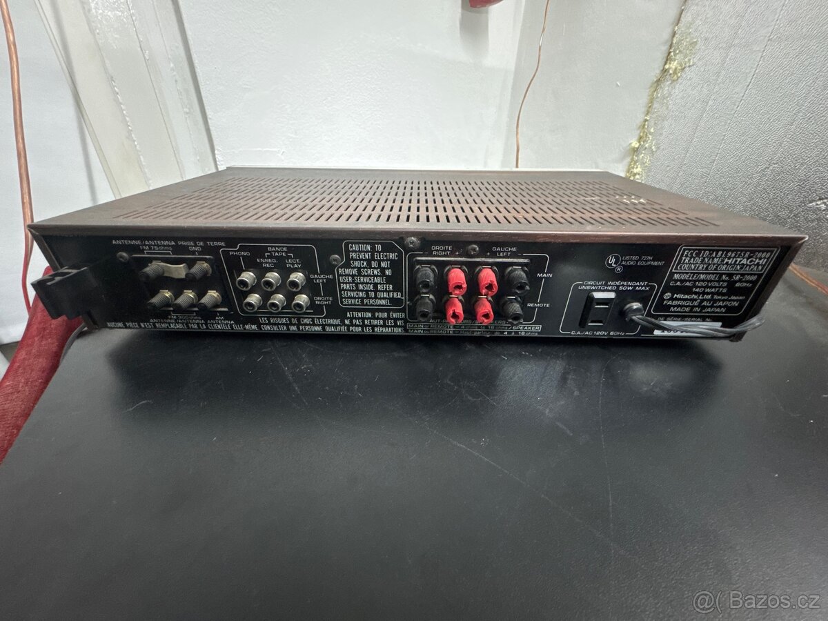 Hitachi SR-2000 vintage stereo receiver - Japan, Phono vstup - 2