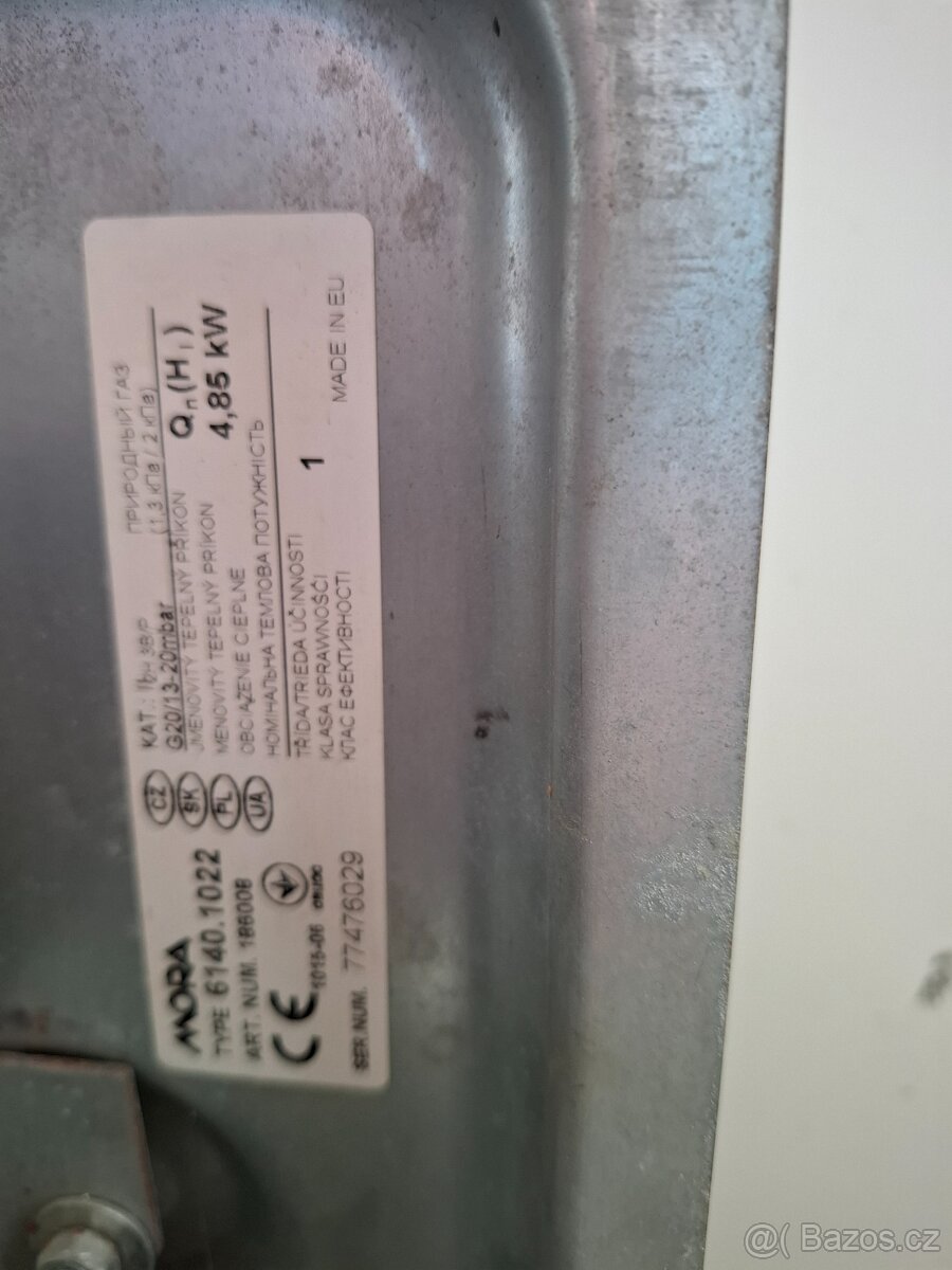 Prodám plynové topidlo WAW bez krytu - 2