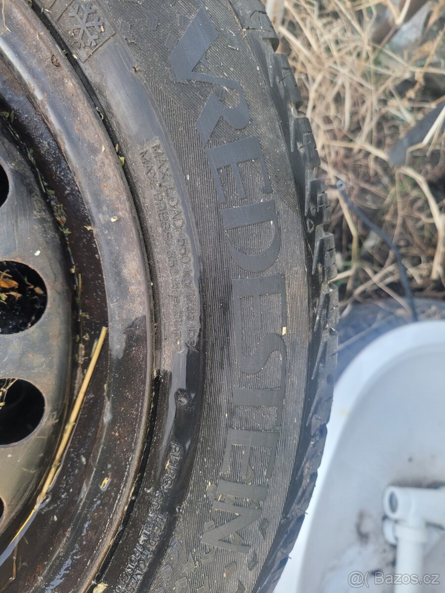 185/60/R15 4ks Vredestein Quatrac 5 + plechy rozteč 4x100 - 2