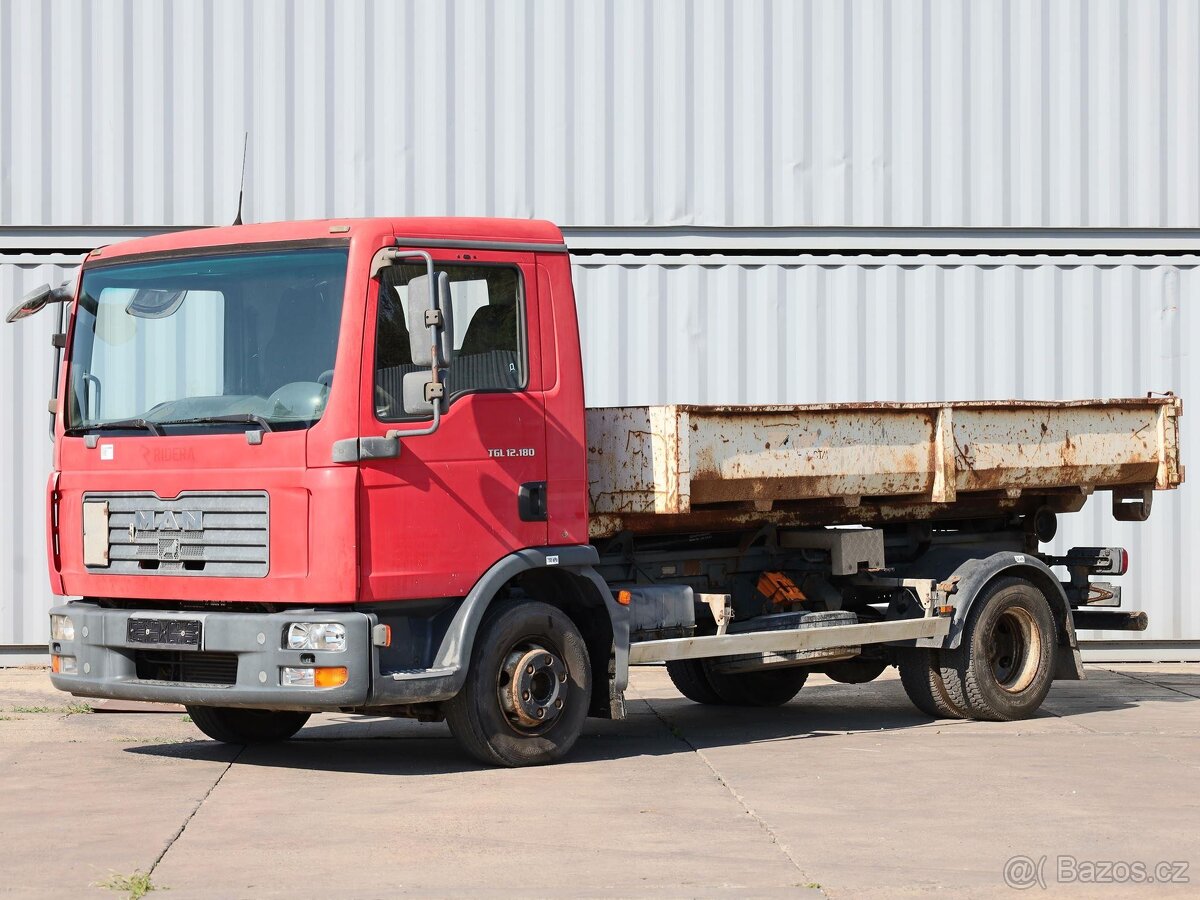 MAN TGL 12.180, 12 TUN, NÁSTAVBA LAGEMANN, DVA PÍSTY, TELESK - 2