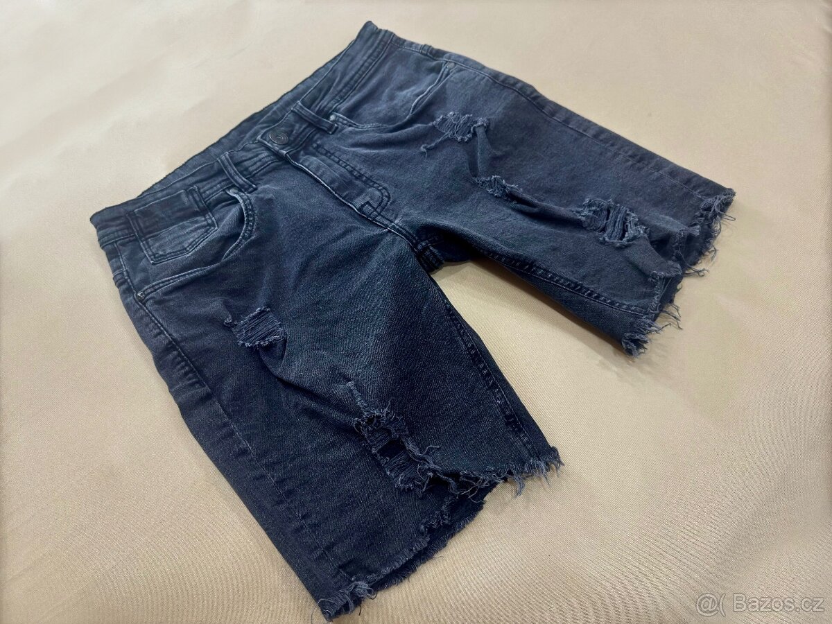 Chlapecké kraťasy Chapter, černé - vel. W30 - 16-17 let - 2