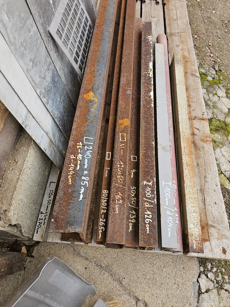 Železo jekl, páskovina, vingl, překlady 20,-Kč/kg - 2