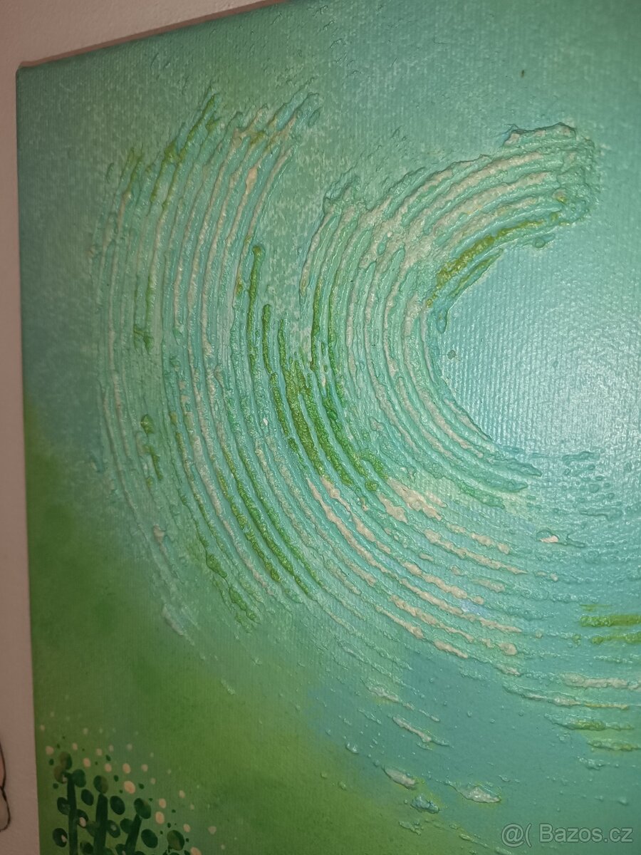 Originánl obraz - akryl na plátně tvořeno s láskou - 2