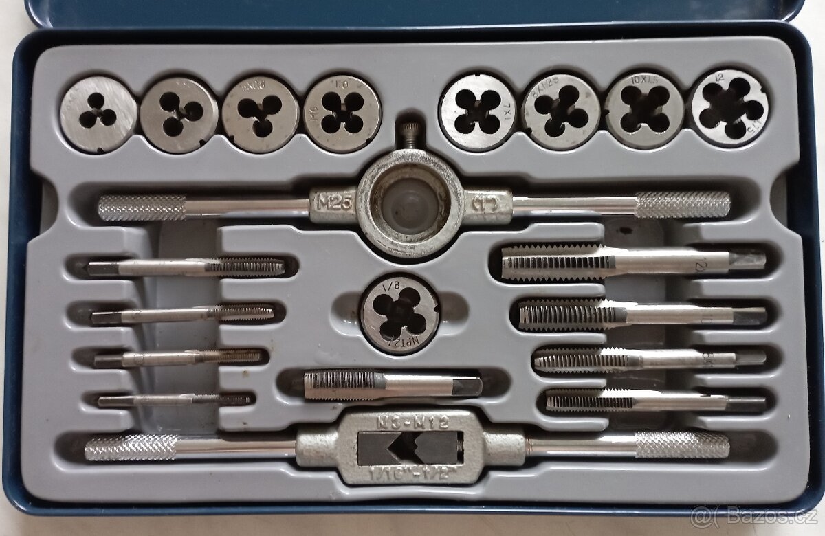 Sada závitníků a závitových oček - 2