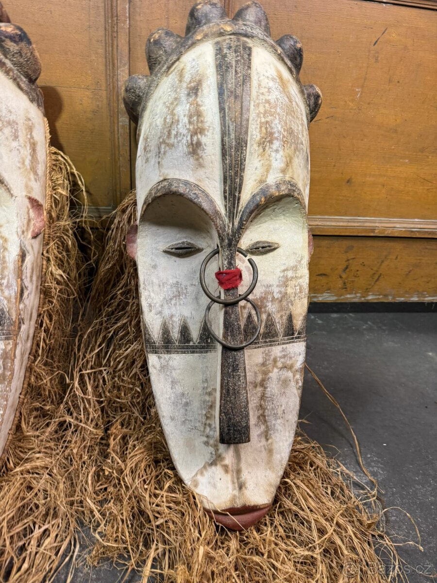 Rituální párové africké masky (126064) - 2