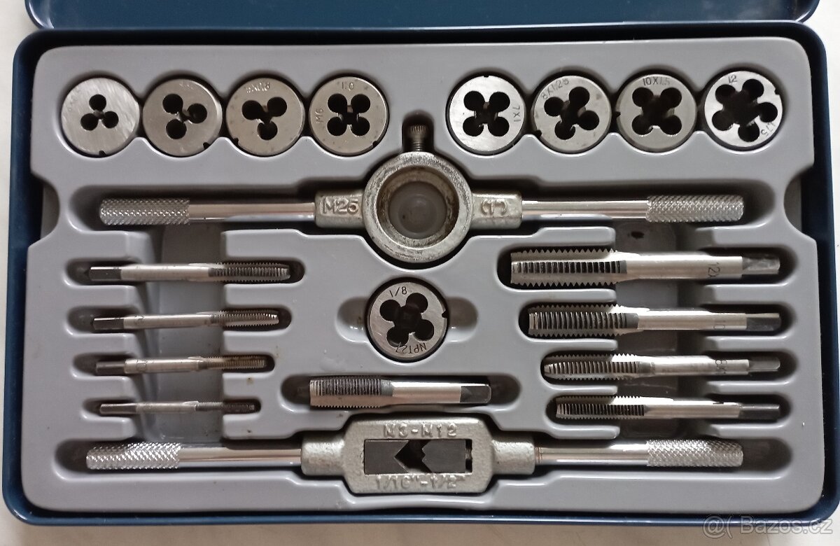 Sada závitníků a závitových oček - 2