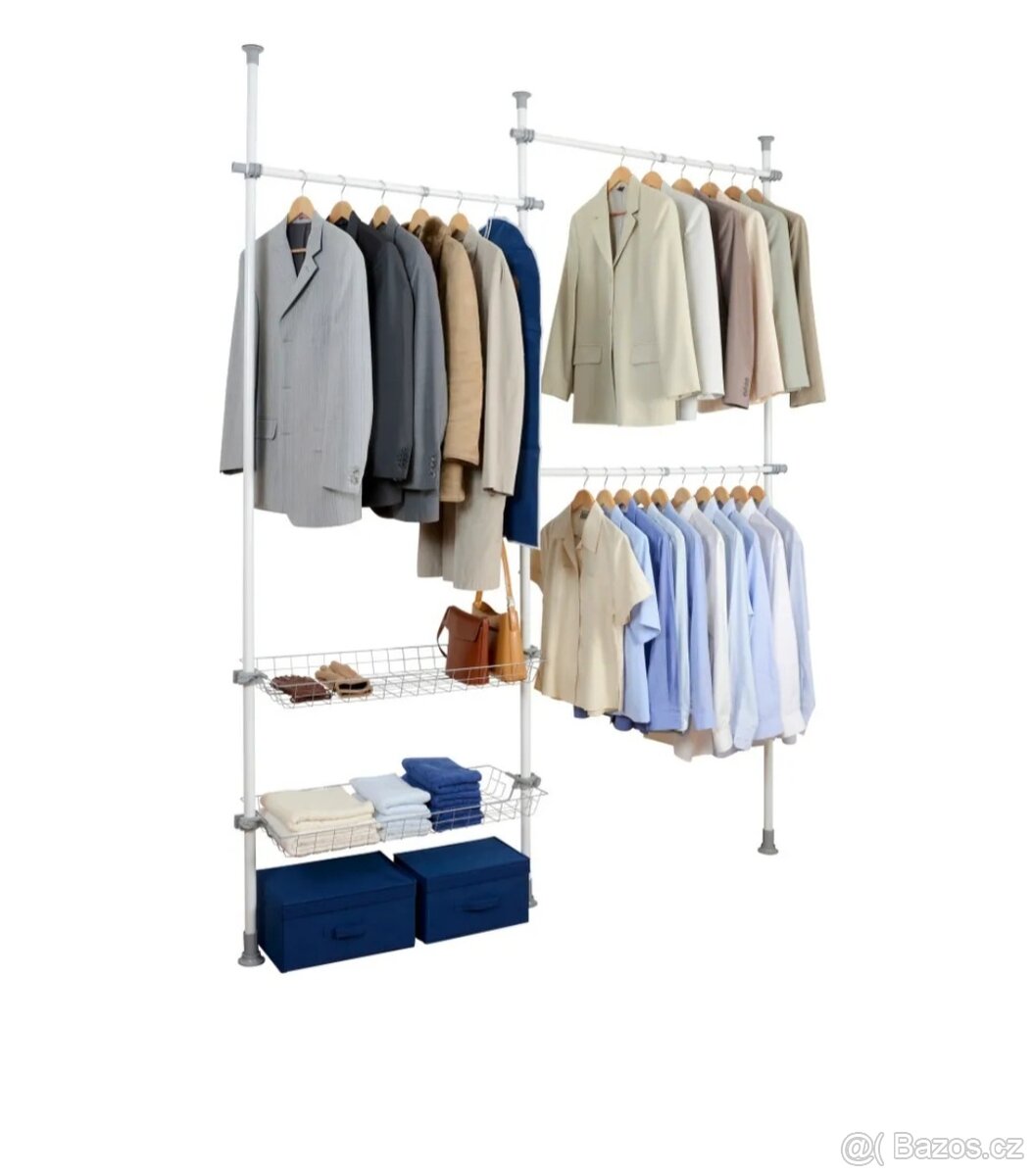 Teleskopický stojan na oblečení - 2