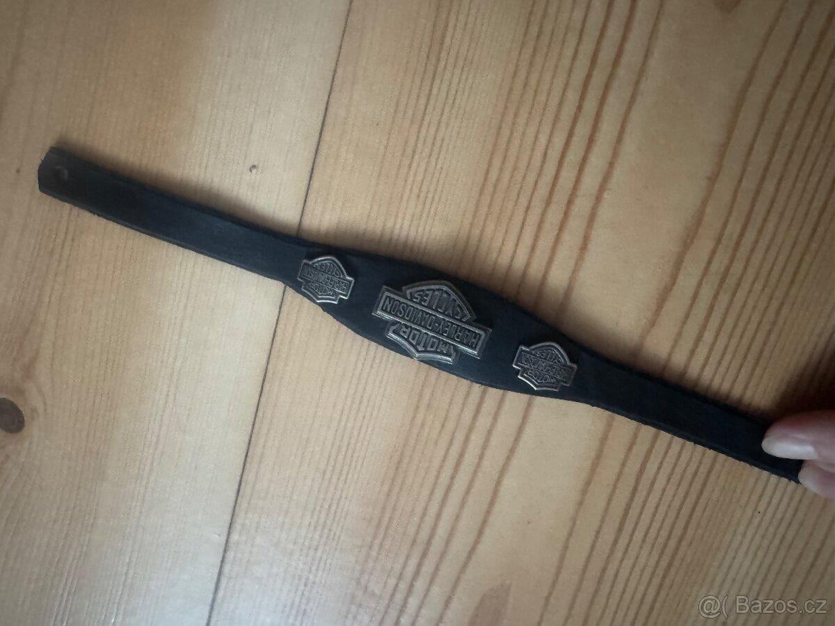 Kožený náramek Harley Davidson - 2