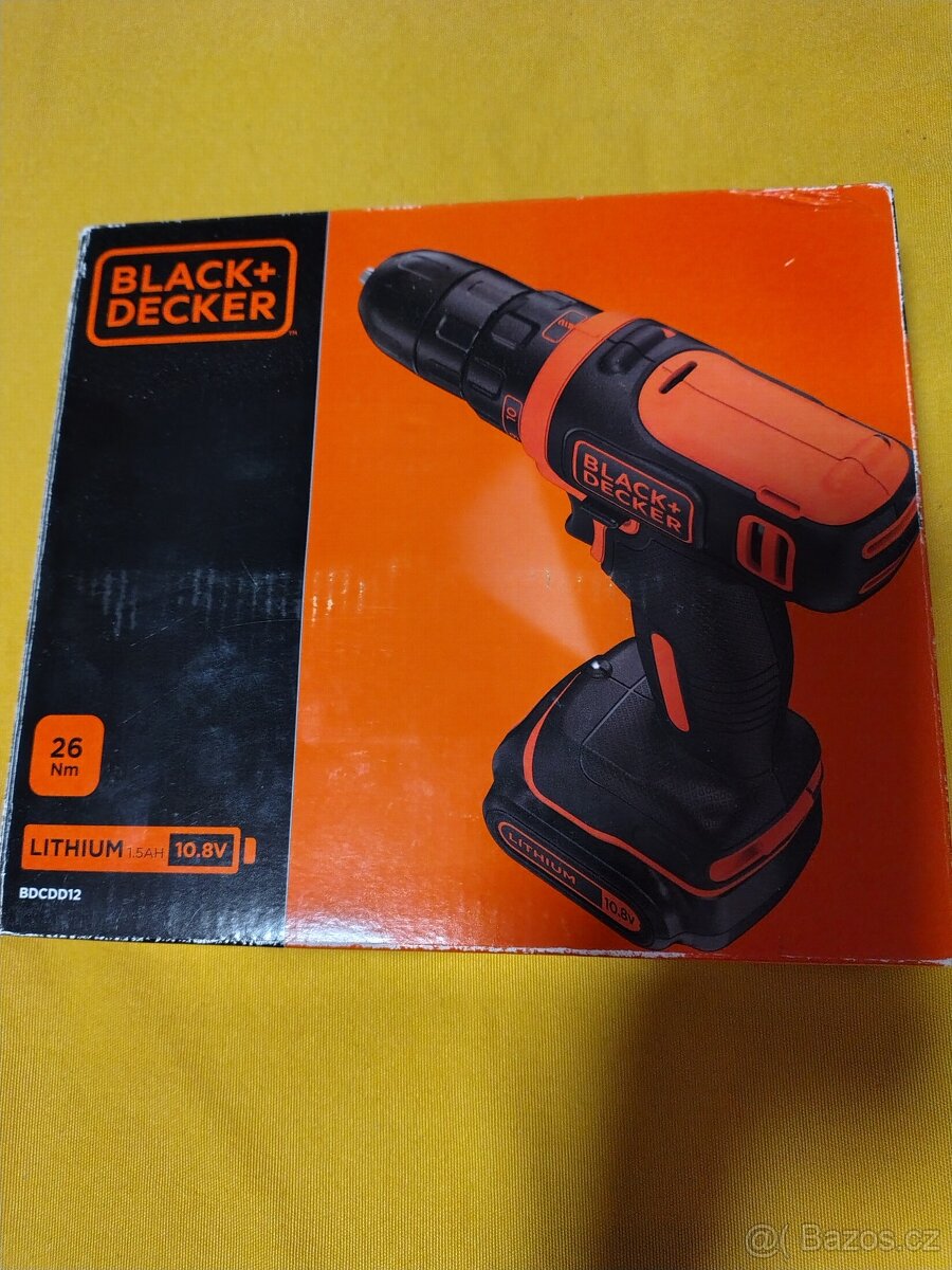 Akumulátorový vrtací šroubovák BDBDD12-QW - 2