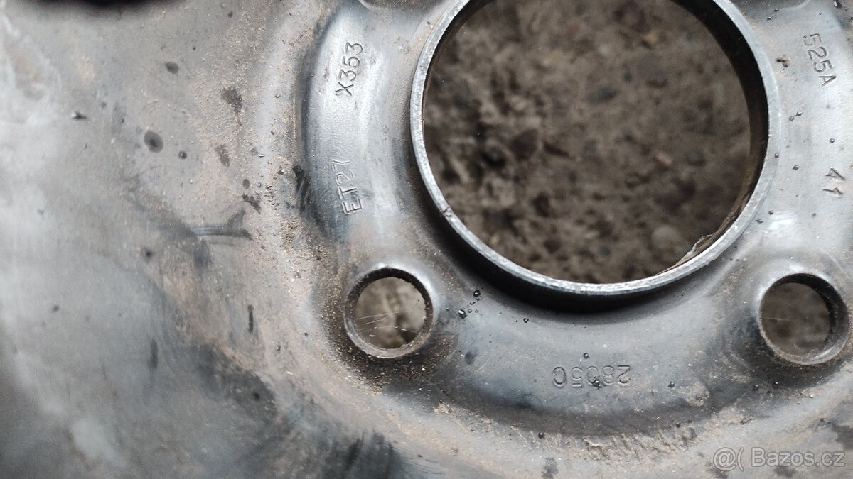 Prodám 4ks plechových disků - na Citroen Berlingo - 2