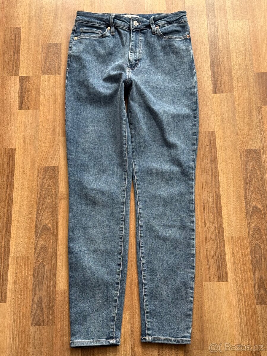Džíny s vysokým pasem, vel.38 - 2