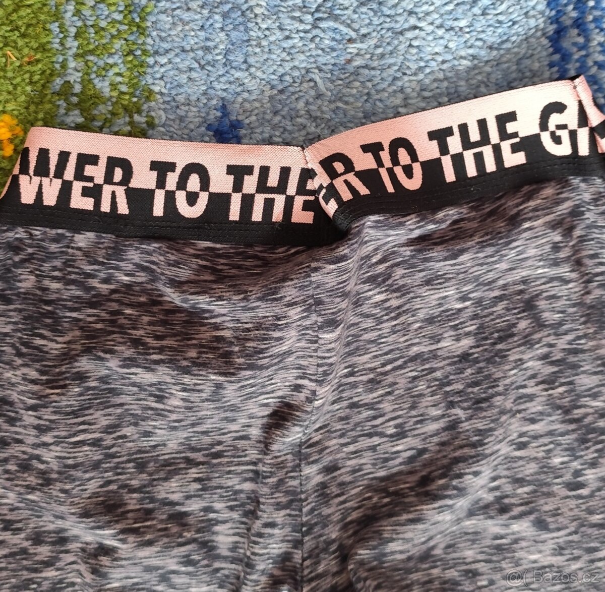 Legíny šedé žíhané – vel. 158 – 164 - 2