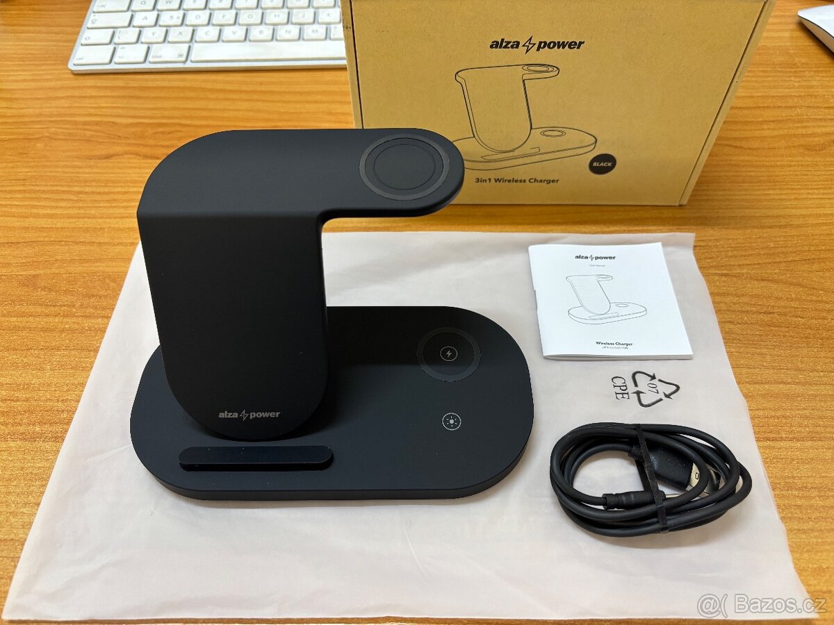 3in1 nabíječka Wireless Charger pro Samsung černá - 2